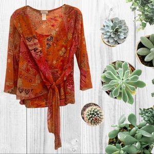 Nicola print blouse - Size L